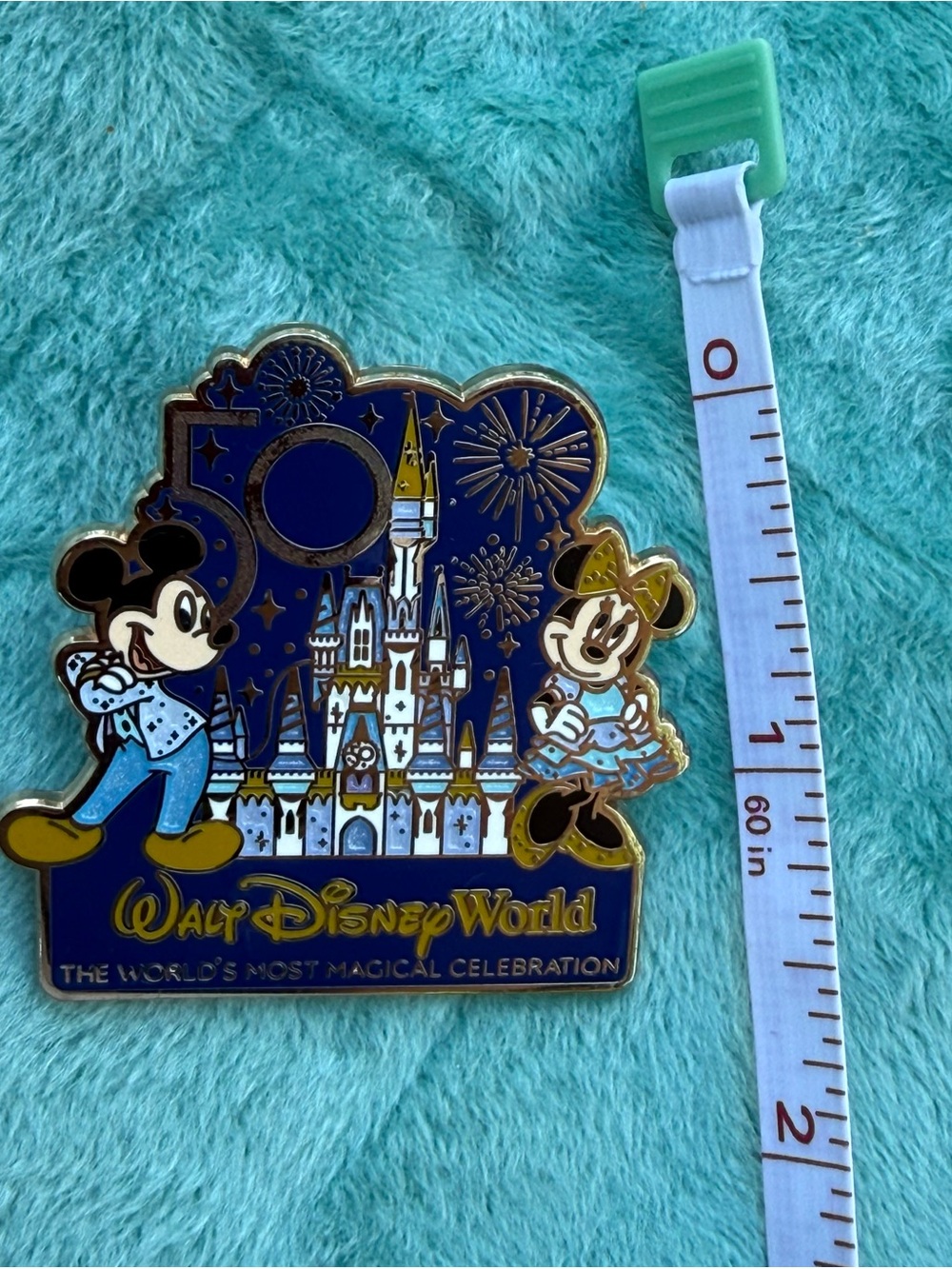 Disney 50 years anniversary Metal Pin Backing